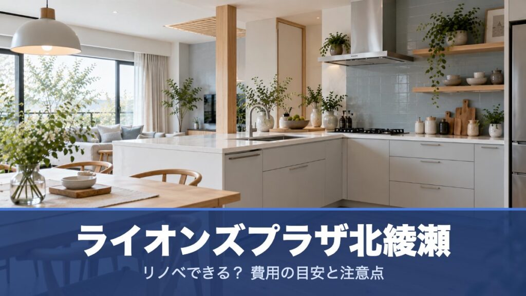 ライオンズプラザ北綾瀬のリノベーションのイメージ画像
