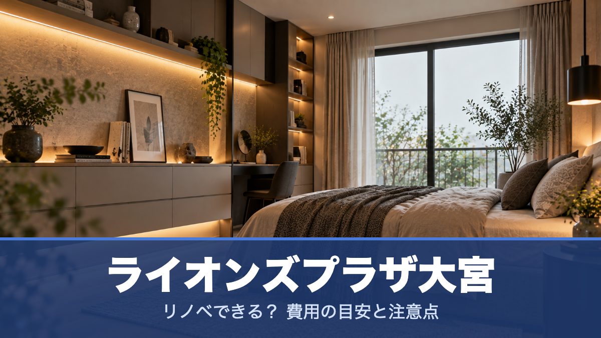 ライオンズプラザ大宮のリノベーションのイメージ画像