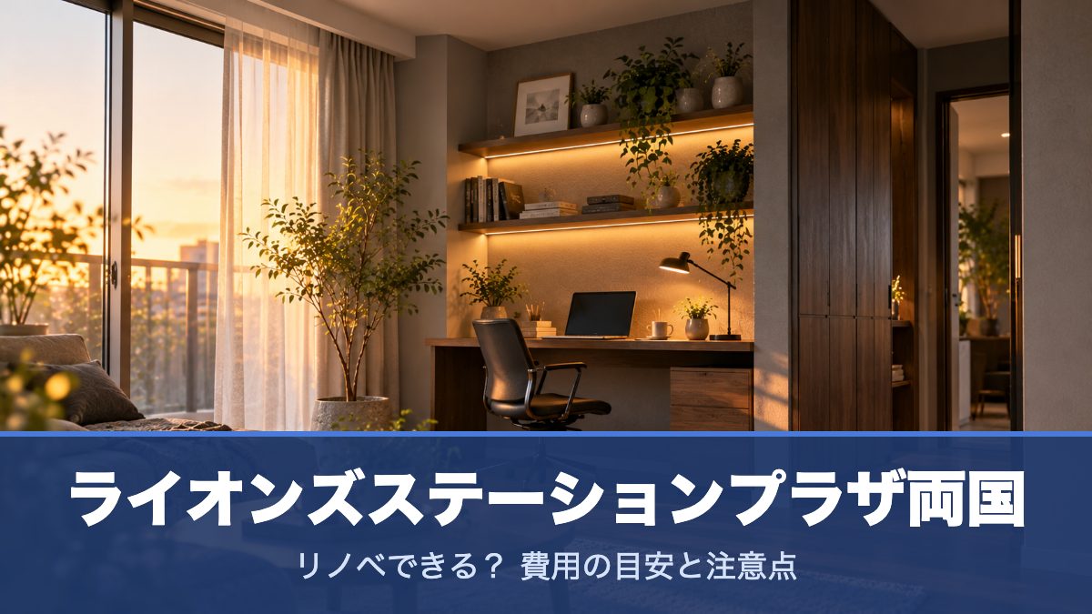 ライオンズステーションプラザ両国のリノベーションのイメージ画像