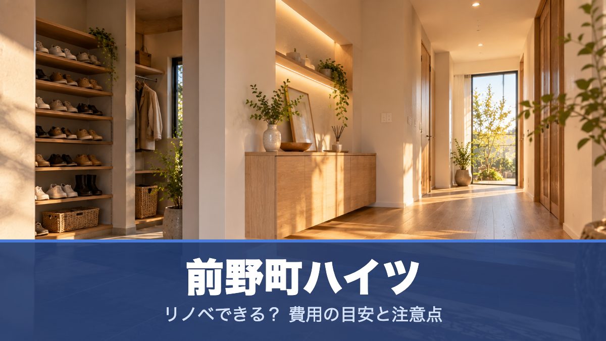 前野町ハイツのリノベーションのイメージ画像