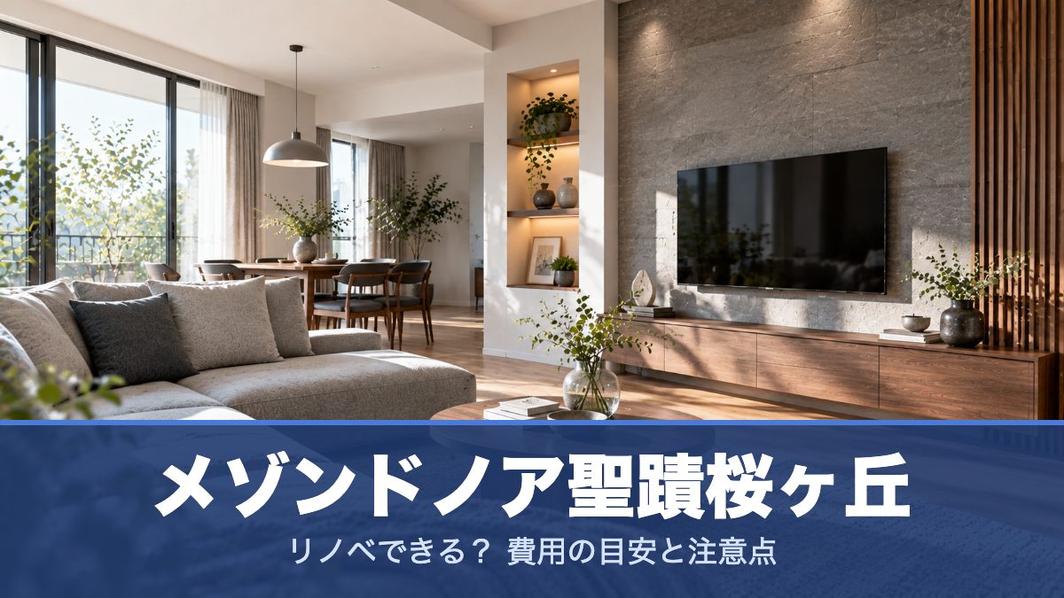 メゾンドノア聖蹟桜ヶ丘のリノベーションのイメージ画像