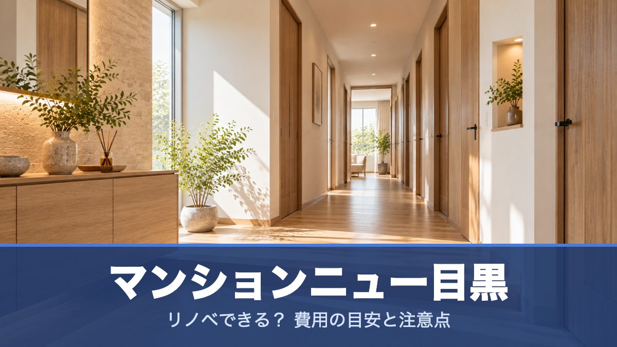 マンションニュー目黒のリノベーションのイメージ画像