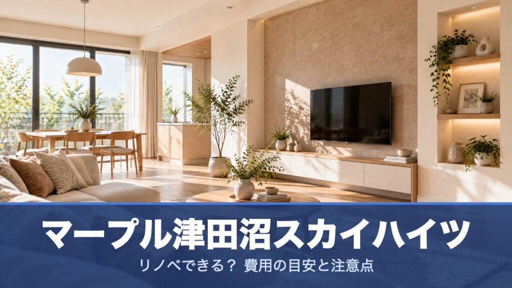 マープル津田沼スカイハイツのリノベーションのイメージ画像