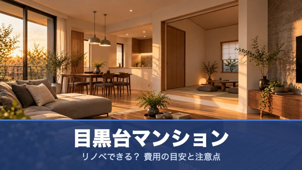 目黒台マンションのリノベーションのイメージ画像
