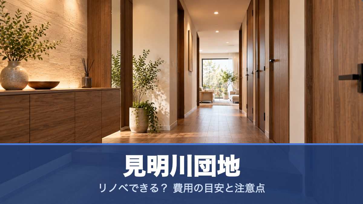 見明川団地のリノベーションのイメージ画像