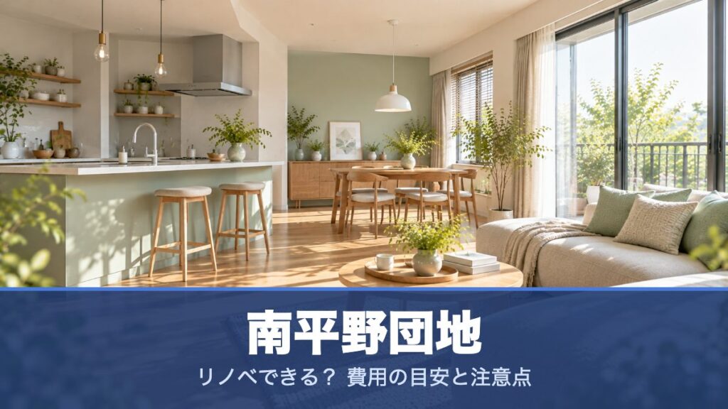 南平野団地のリノベーションのイメージ画像