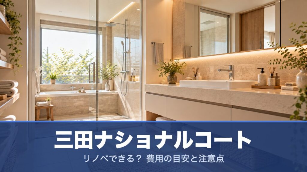 三田ナショナルコートのリノベーションのイメージ画像