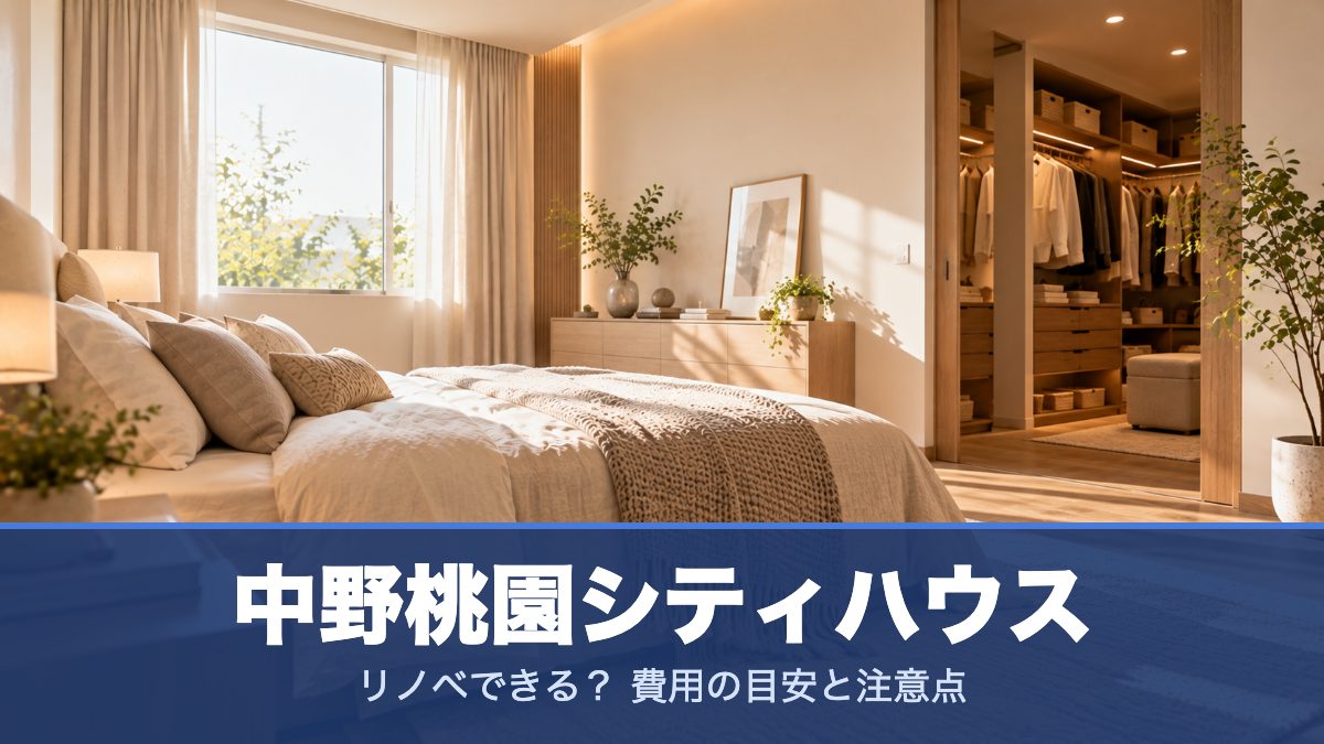 中野桃園シティハウスのリノベーションのイメージ画像