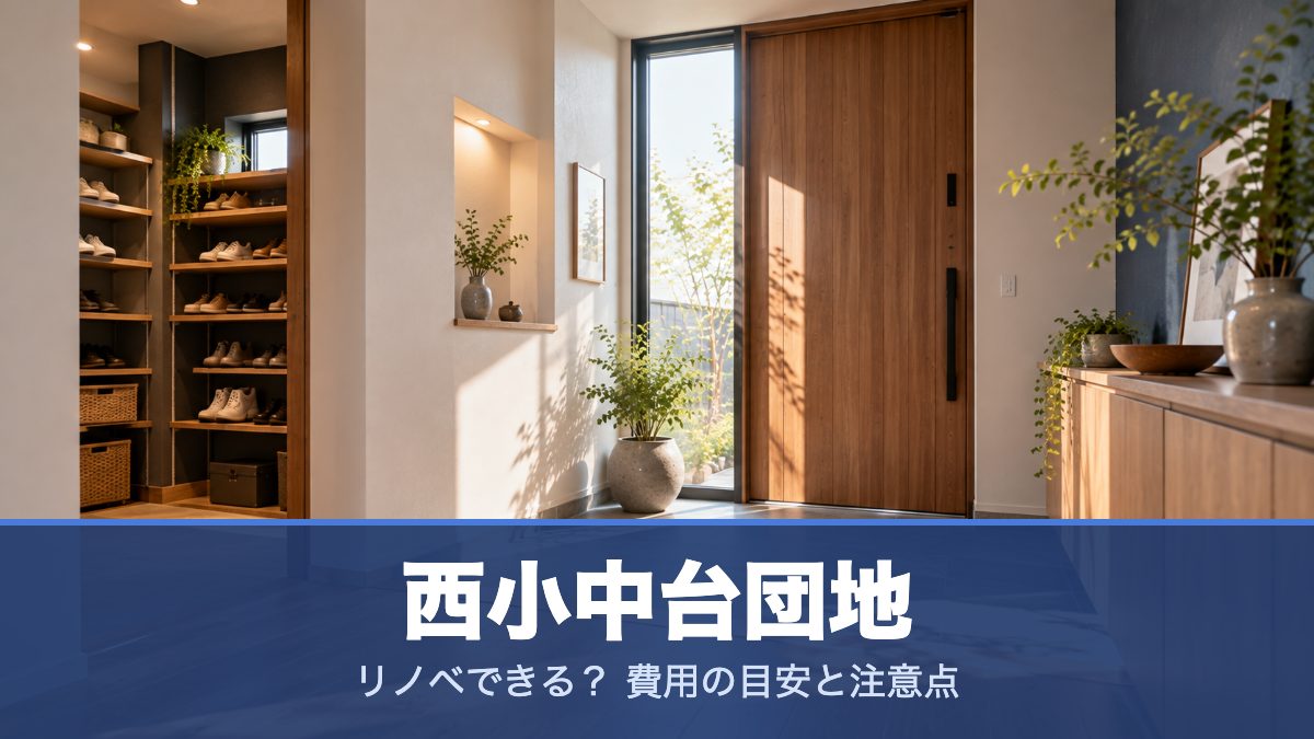 西小中台団地のリノベーションのイメージ画像