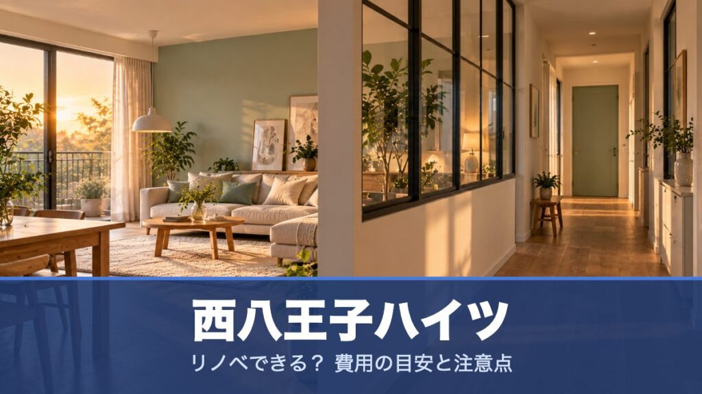 西八王子ハイツのリノベーションのイメージ画像