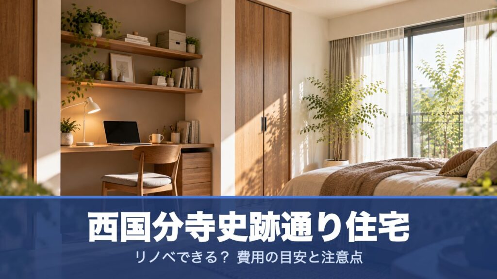 西国分寺史跡通り住宅のリノベーションのイメージ画像
