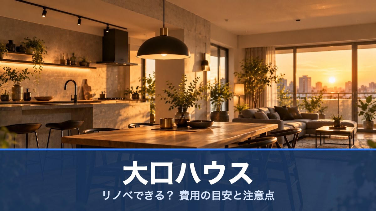 大口ハウスの室内イメージ