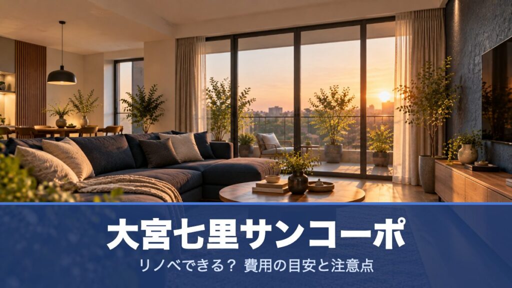 大宮七里サンコーポのリノベーションのイメージ画像