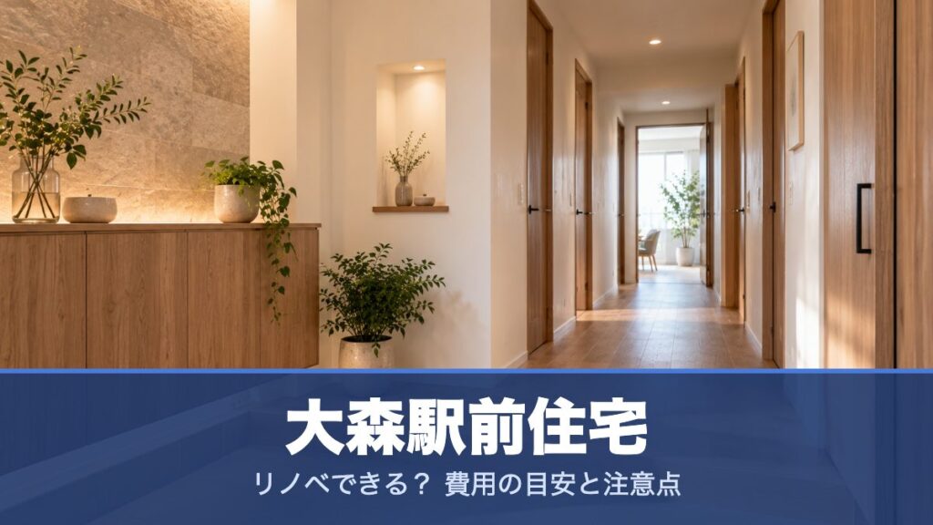 大森駅前住宅のリノベーションのイメージ画像