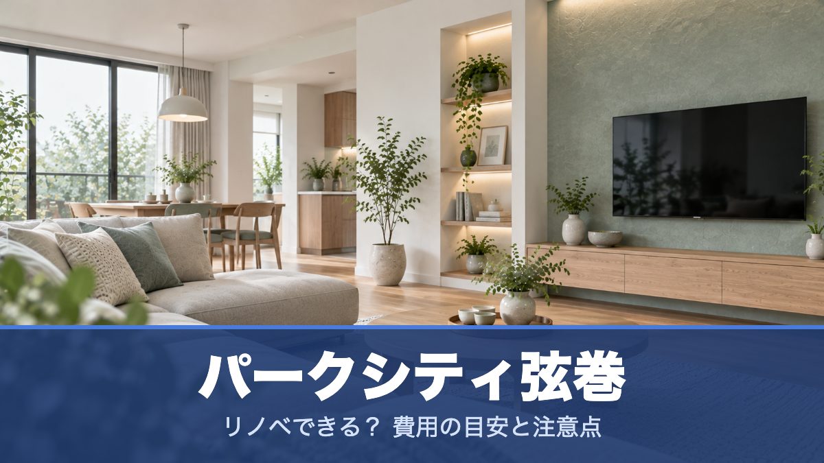 パークシティ弦巻のリノベーションのイメージ画像