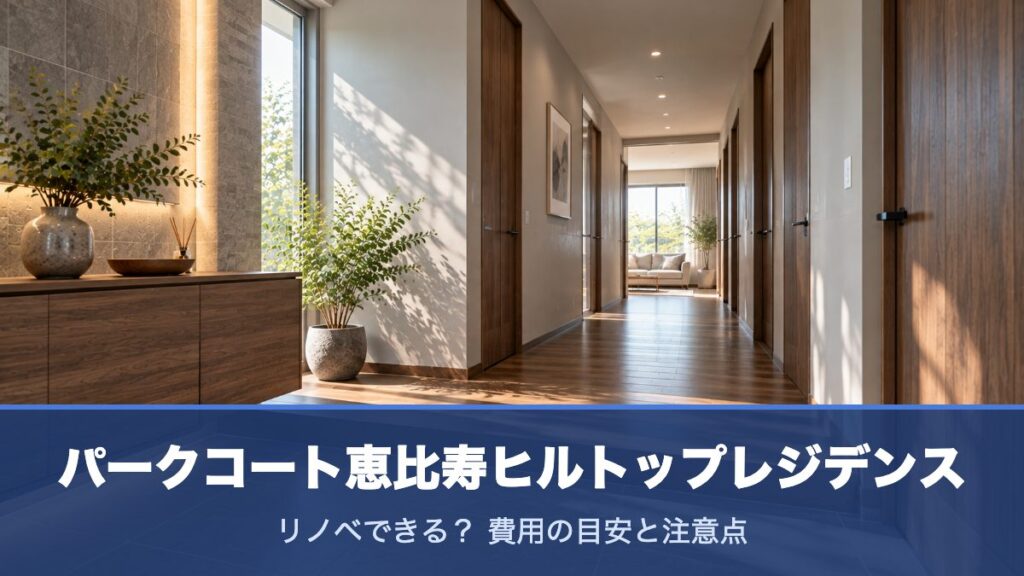 パークコート恵比寿ヒルトップレジデンスのリノベーションのイメージ画像