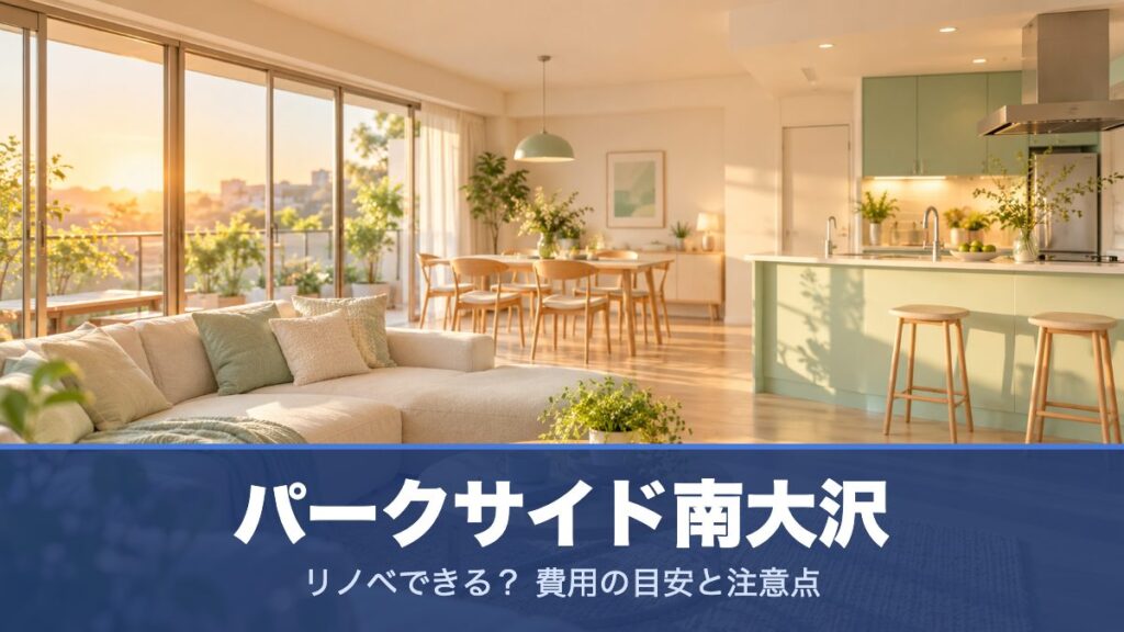 パークサイド南大沢のリノベーションのイメージ画像