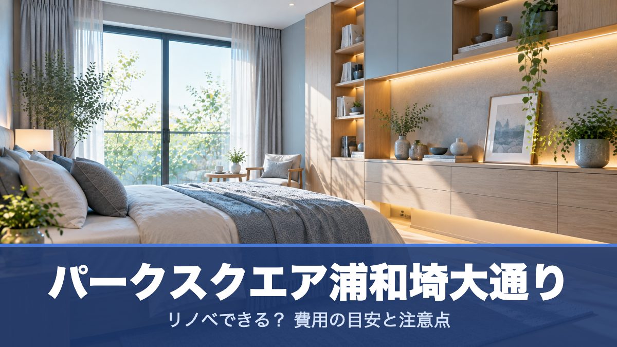 パークスクエア浦和埼大通りのリノベーションのイメージ画像