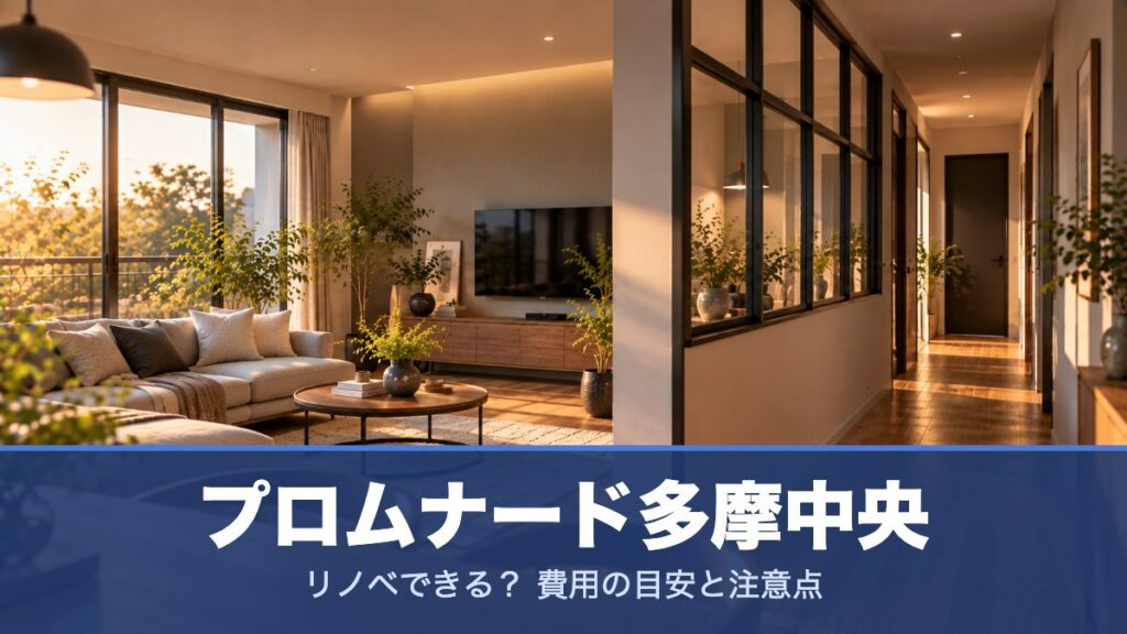 プロムナード多摩中央のリノベーションのイメージ画像