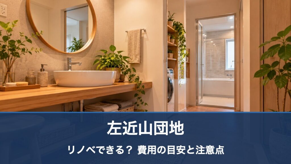 左近山団地のリフォーム・リノベーション費用の目安