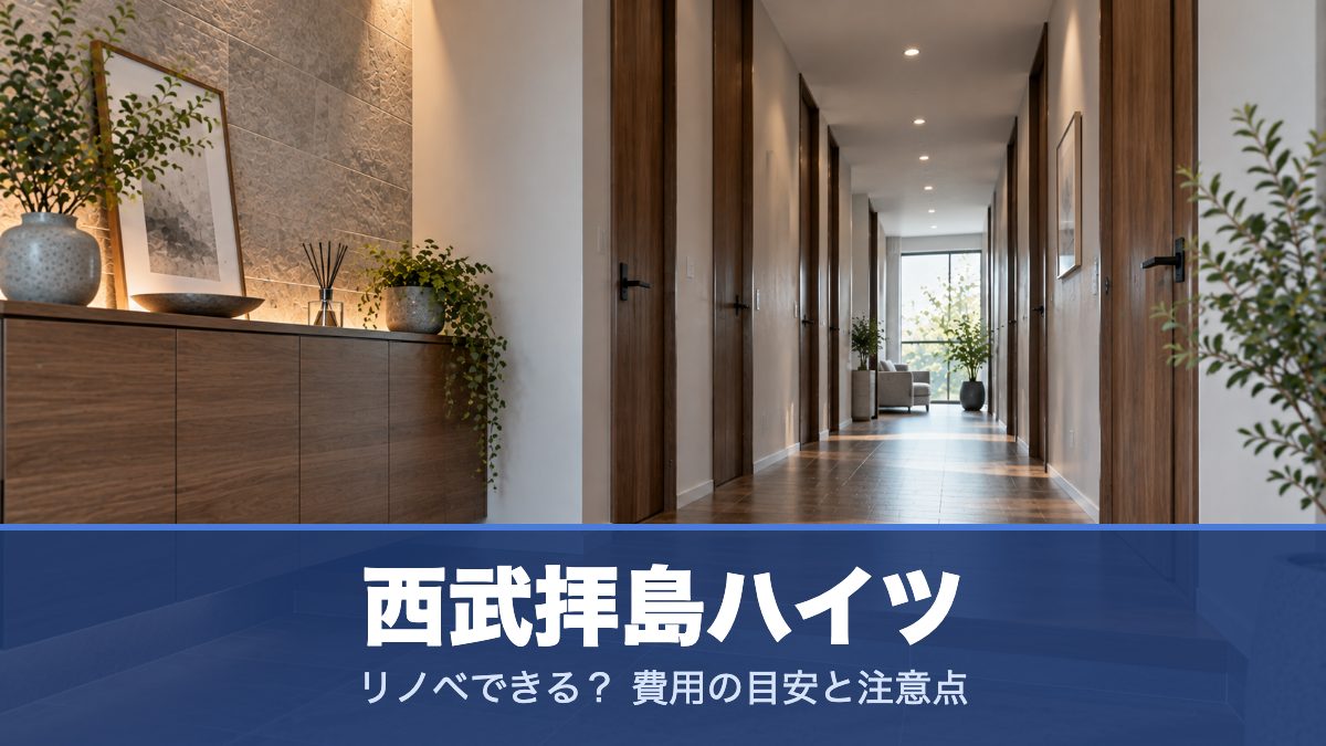 西武拝島ハイツのリノベーションのイメージ画像