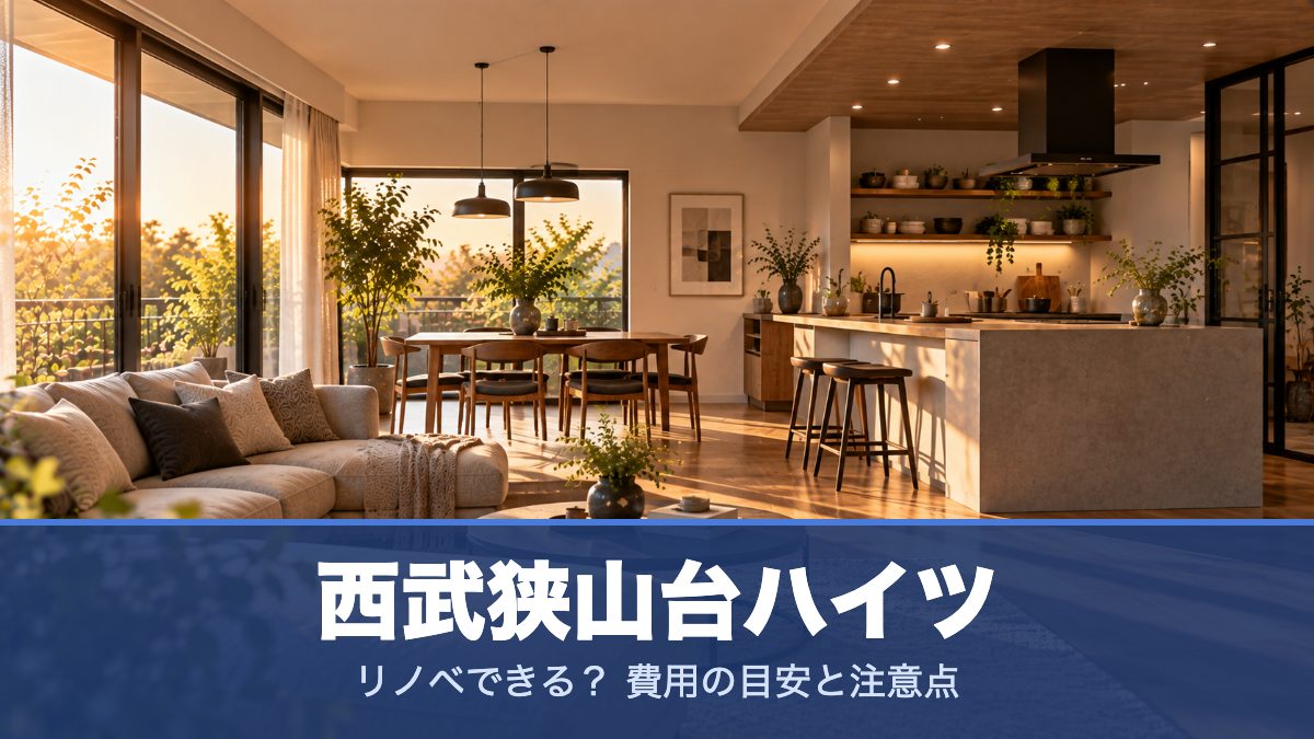 西武狭山台ハイツのリノベーションのイメージ画像
