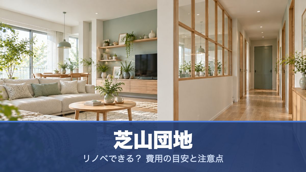 芝山団地のリノベーションのイメージ画像