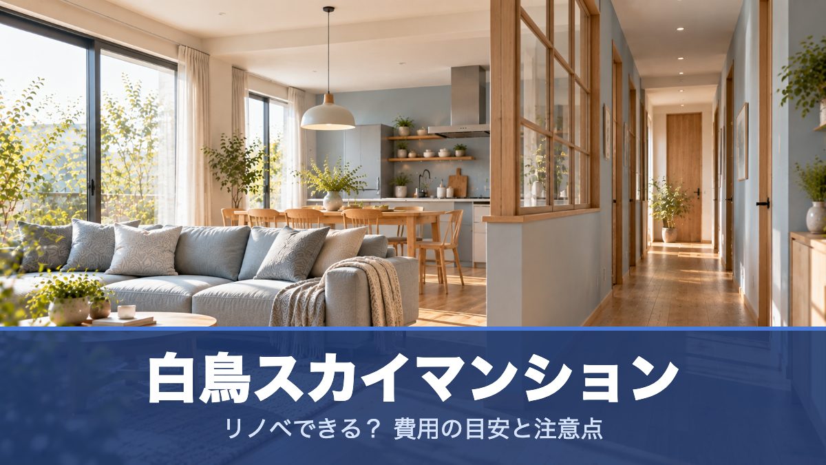 白鳥スカイマンションのリノベーションのイメージ画像