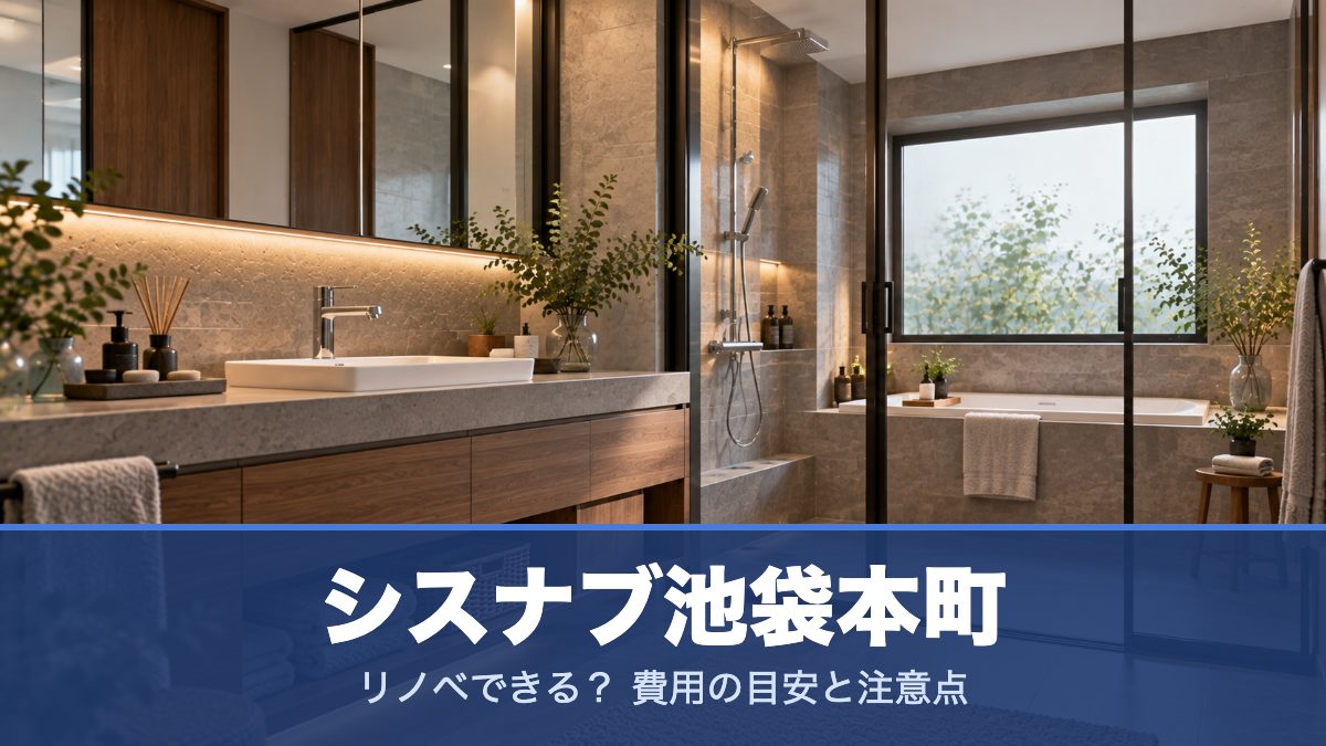シスナブ池袋本町のリノベーションのイメージ画像