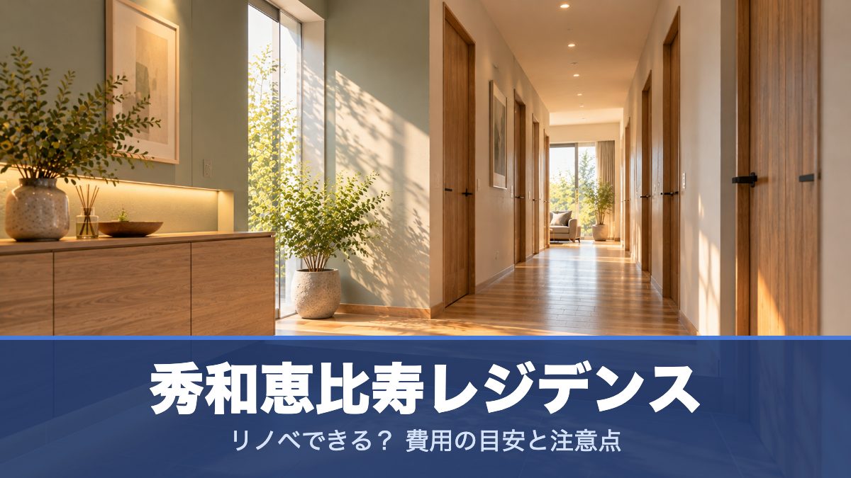 秀和恵比寿レジデンスのリノベーションのイメージ画像