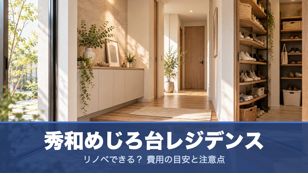 秀和めじろ台レジデンスのリノベーションのイメージ画像