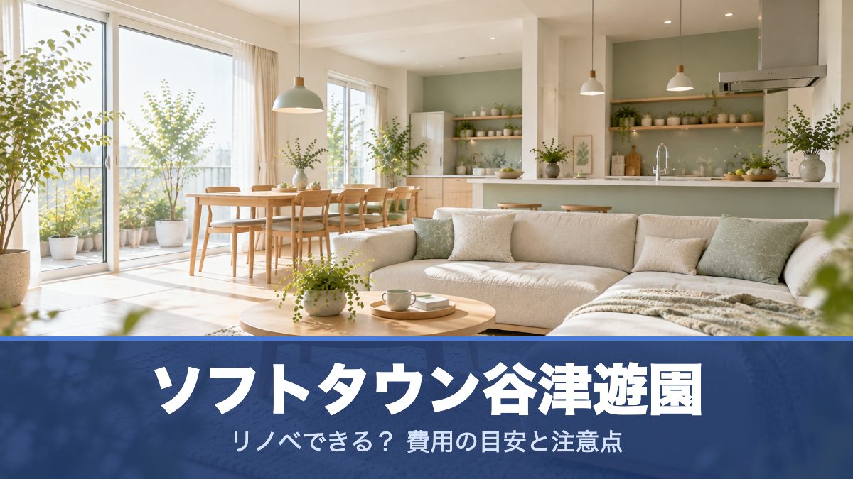 ソフトタウン谷津遊園のリノベーションのイメージ画像