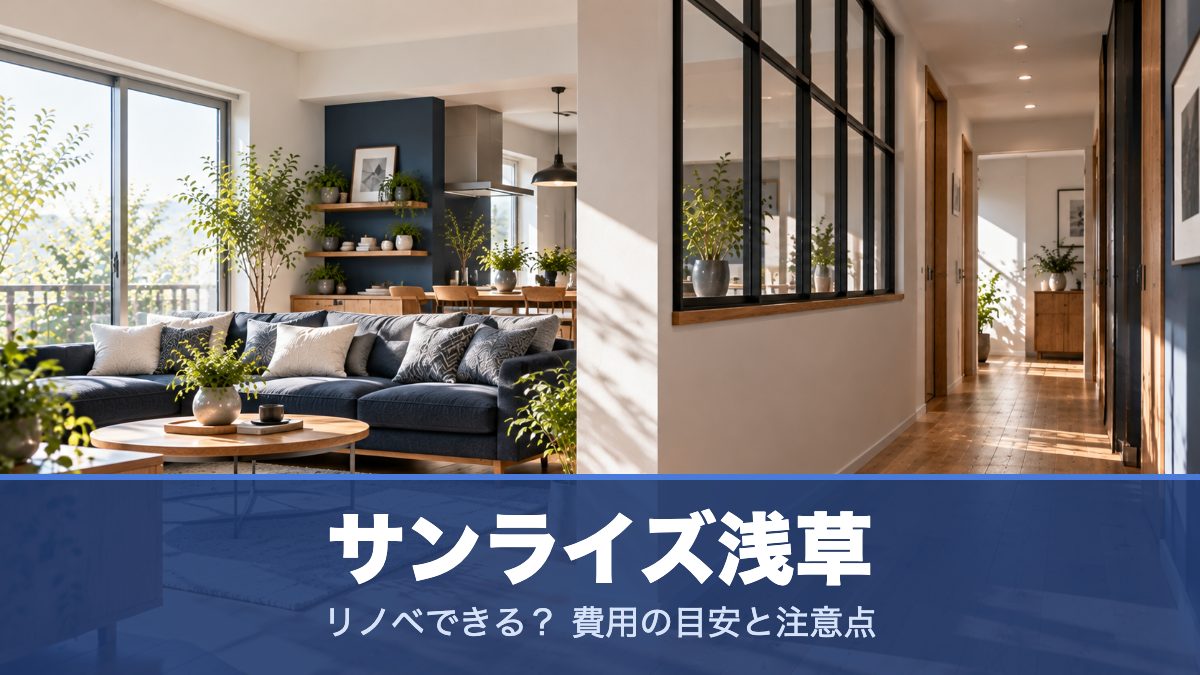 サンライズ浅草のリノベーションのイメージ画像