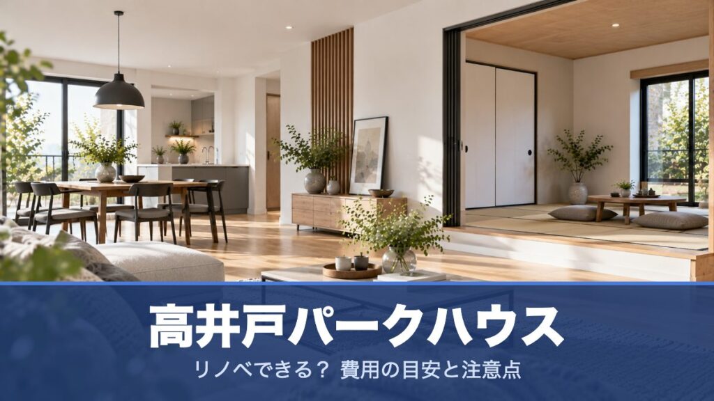 高井戸パークハウスのリノベーションのイメージ画像