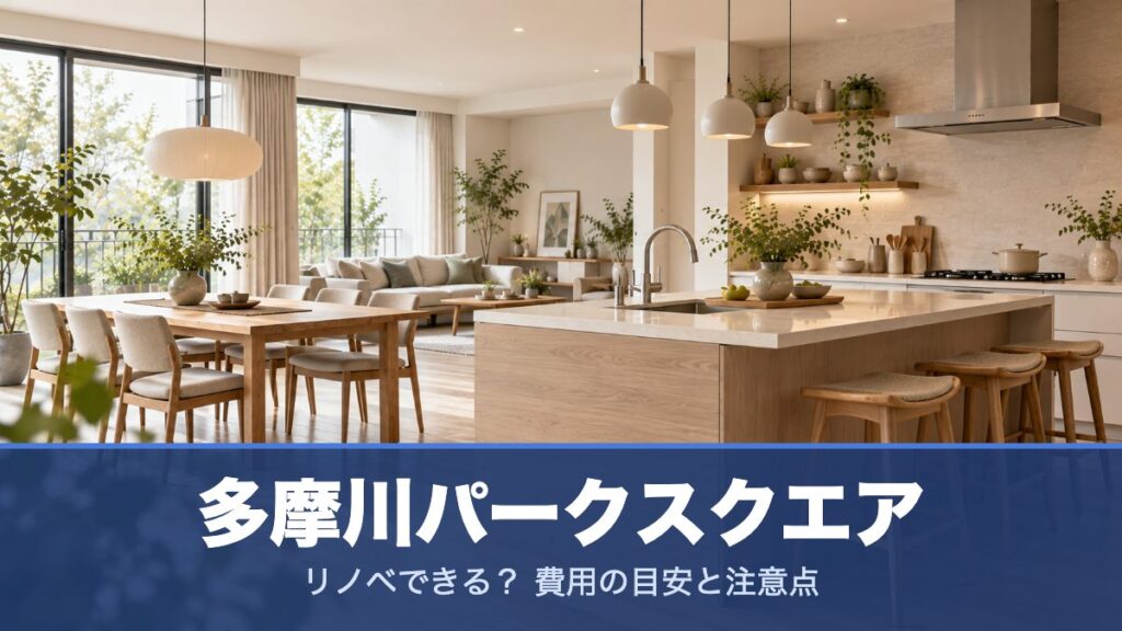 多摩川パークスクエアのリノベーションのイメージ画像