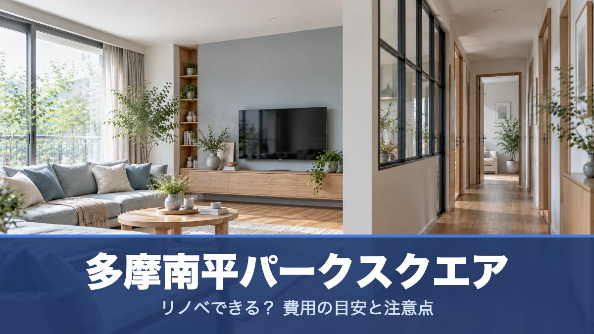 多摩南平パークスクエアのリノベーションのイメージ画像