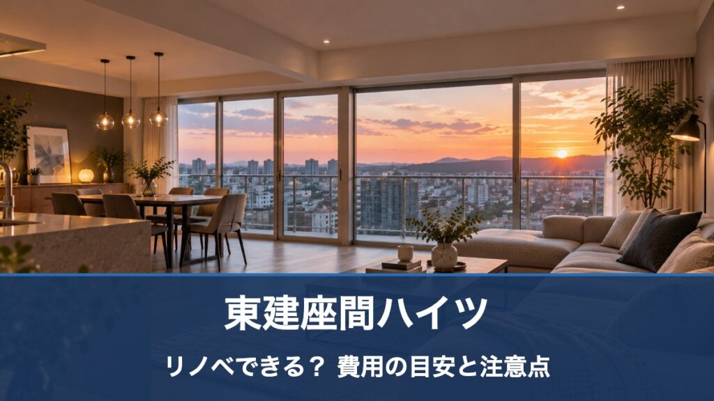 東建座間ハイツのリノベ・リフォーム
