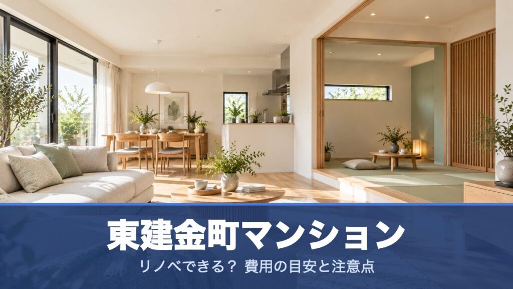 東建金町マンションのリノベーションのイメージ画像