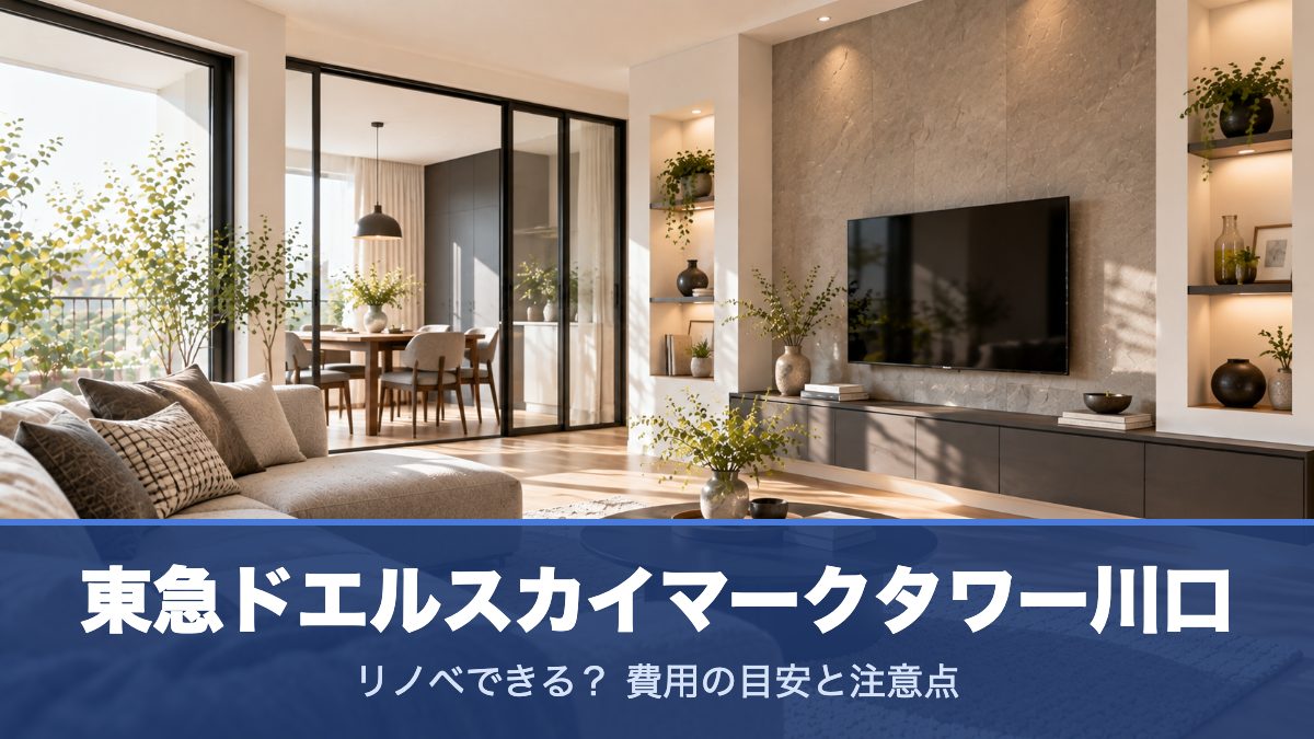 東急ドエルスカイマークタワー川口のリノベーションのイメージ画像