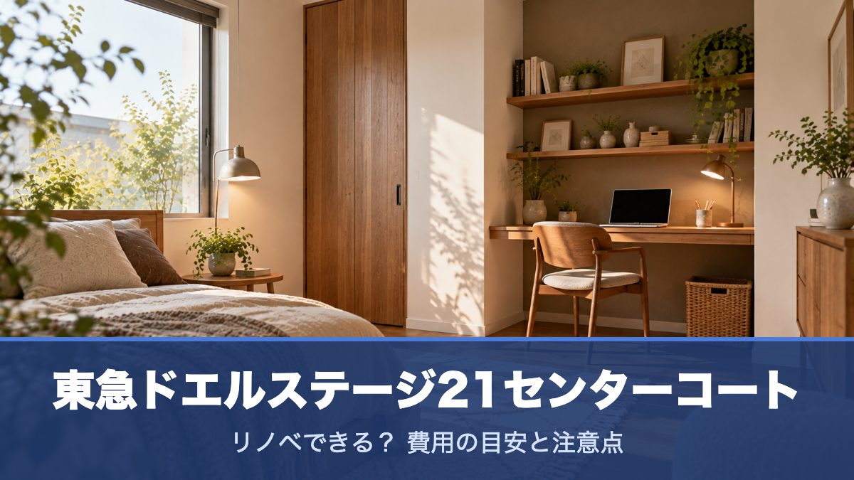 東急ドエルステージ21センターコートのリノベーションのイメージ画像
