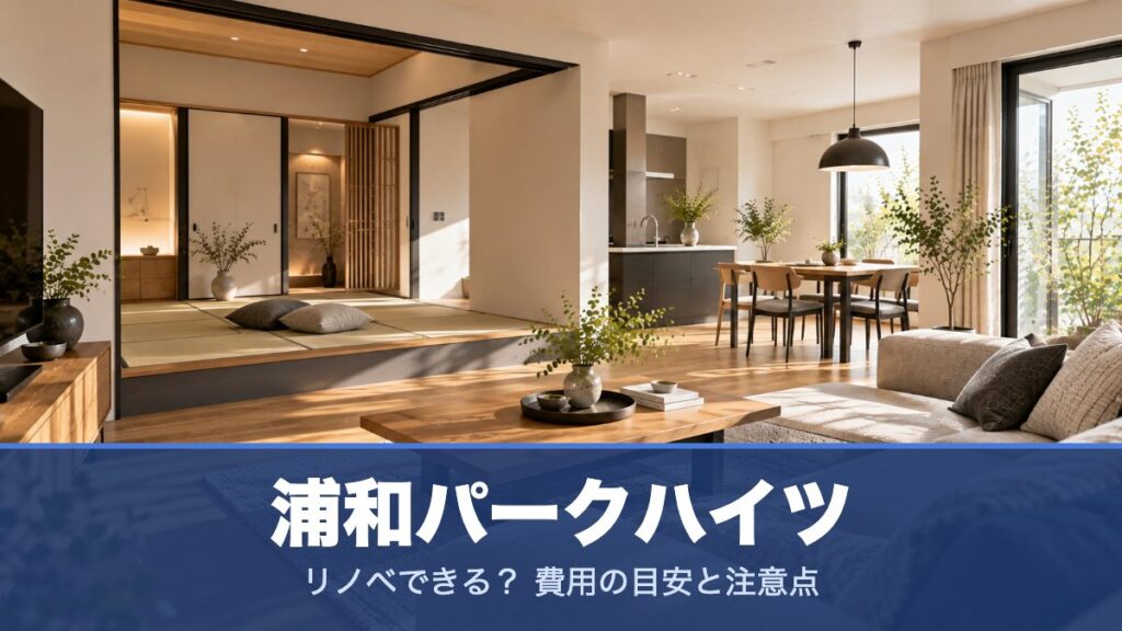 浦和パークハイツのリノベーションのイメージ画像