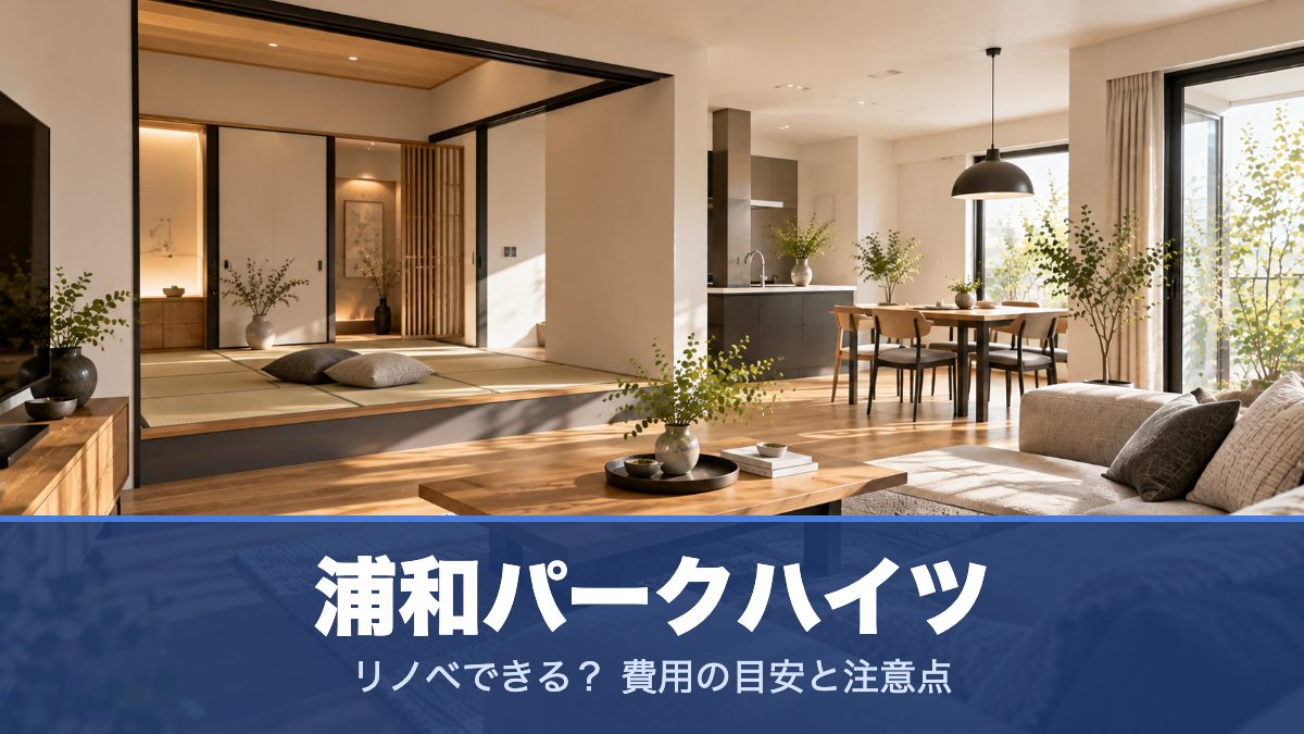 浦和パークハイツのリノベーションのイメージ画像