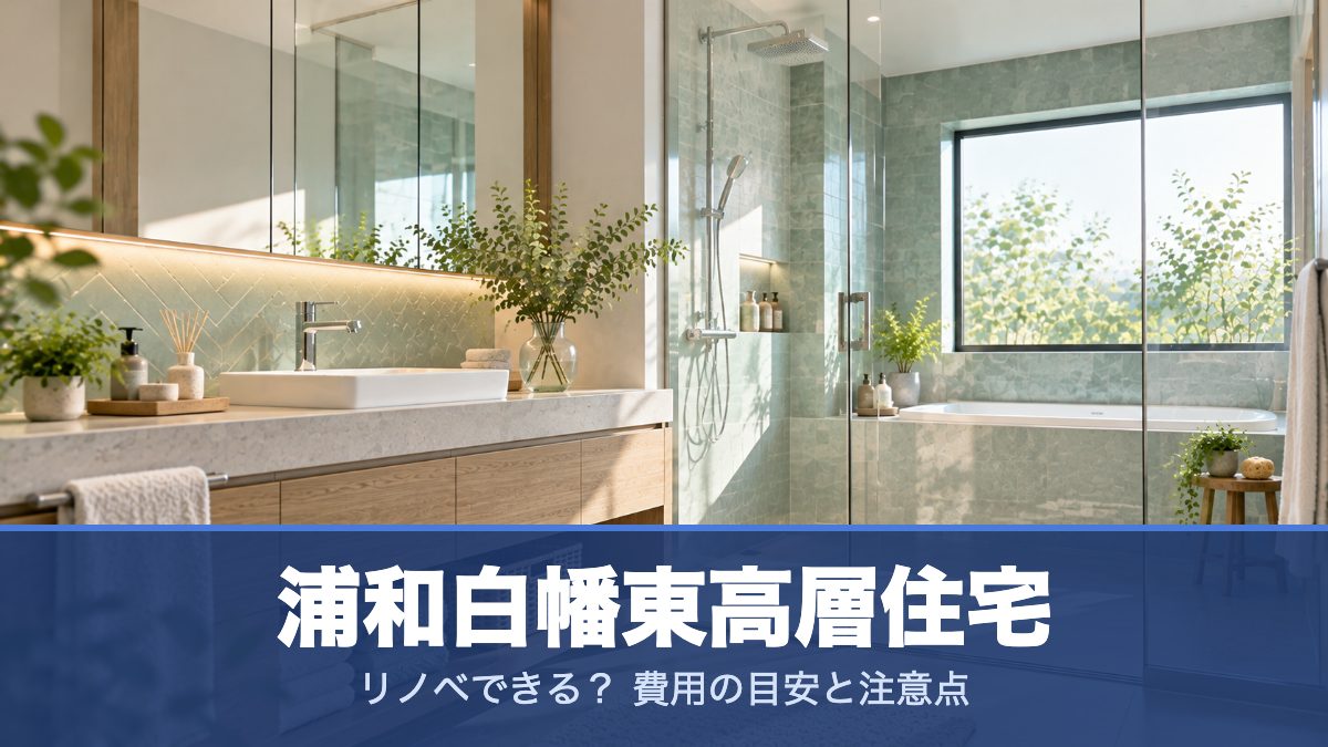 浦和白幡東高層住宅のリノベーションのイメージ画像