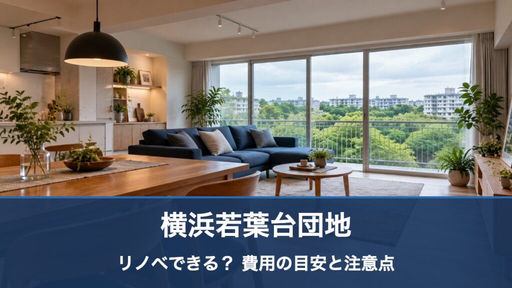 横浜若葉台団地のリフォーム・リノベーション費用の目安