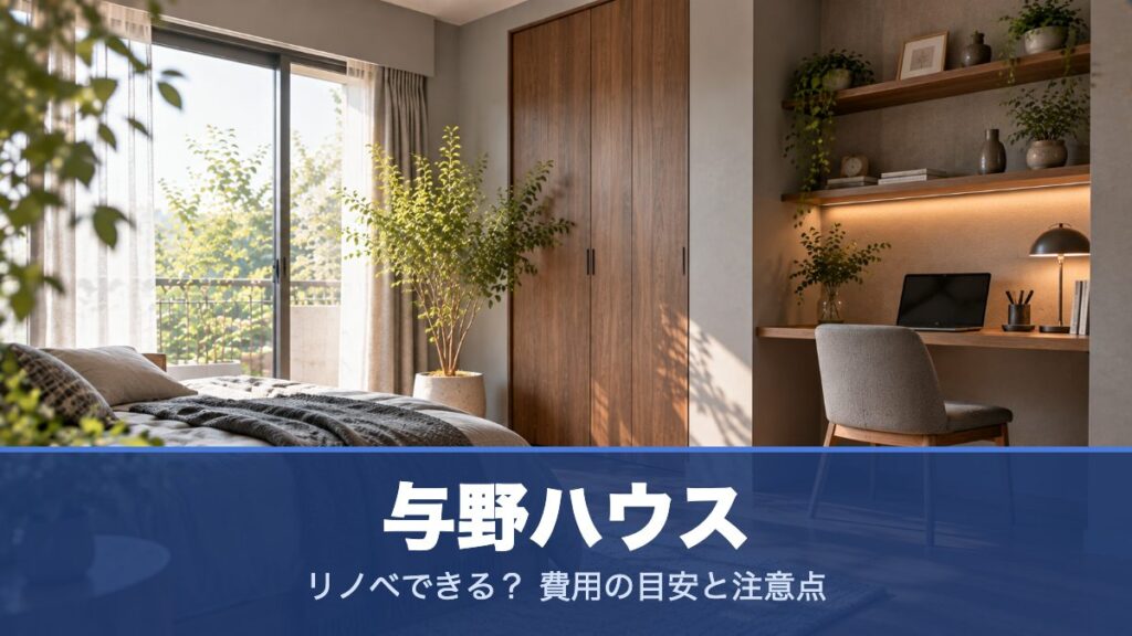与野ハウスのリノベーションのイメージ画像
