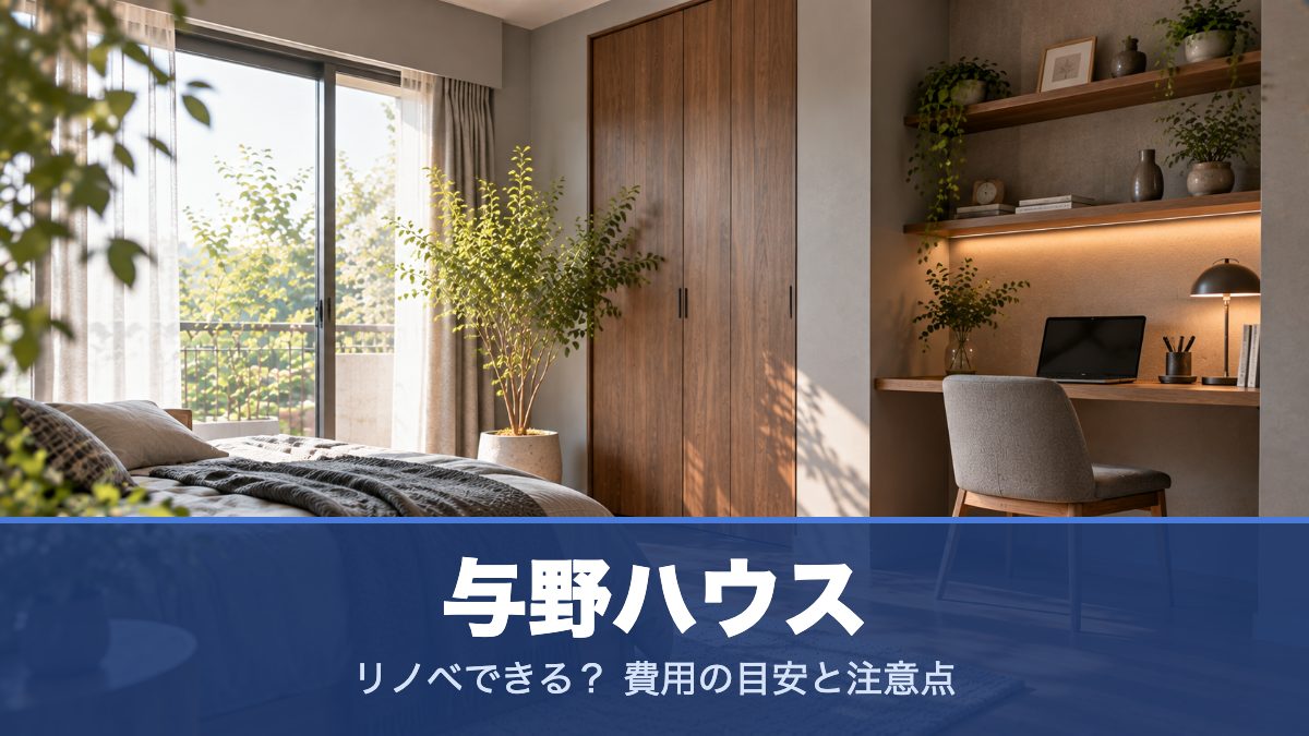 与野ハウスのリノベーションのイメージ画像